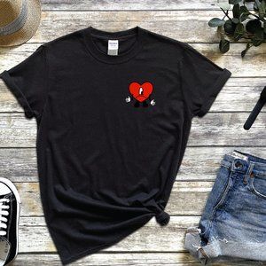 Un Verano Sin Ti Small Heart T-shirt Black